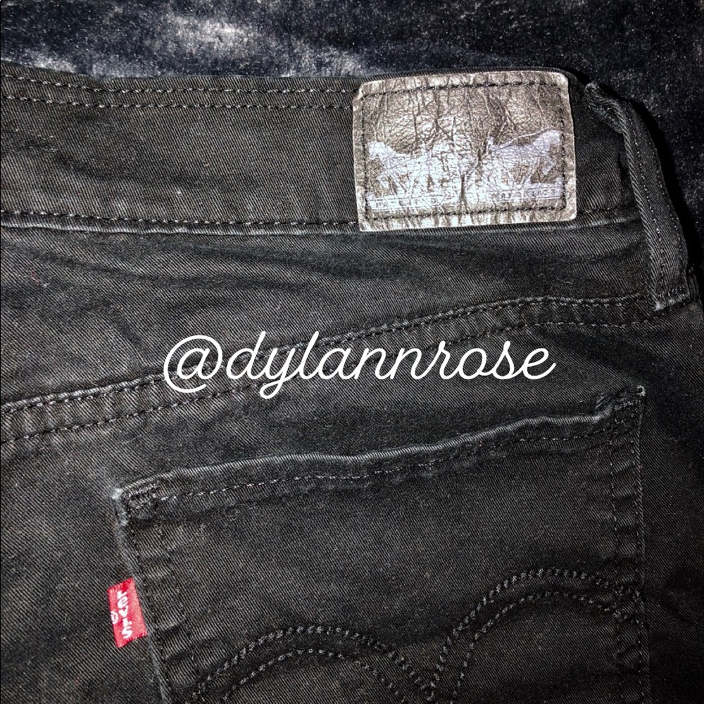 Levi Black Mini Shorts